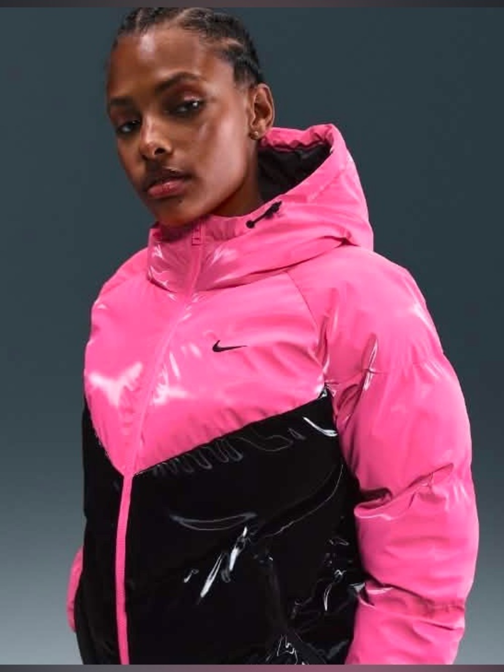 Nike Sportswear Therma-FIT Shine Puffer Jacket - Women's size LARGE